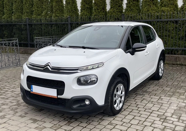 Citroen C3 cena 42999 przebieg: 59000, rok produkcji 2020 z Białystok małe 106